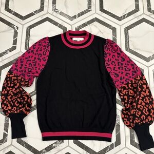 Karlie Black and Pink Sweater